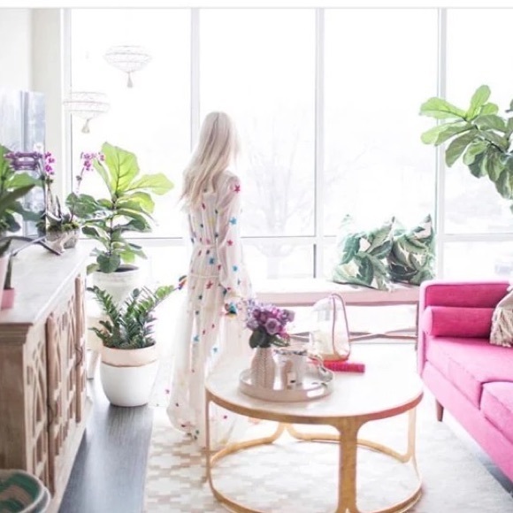 Sandy Stars Boho Embroidered Long Maxi Gown In White Rainbow Stars 5⭐️Rated FAV! - Picture 7 of 11